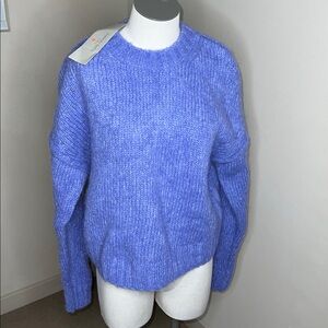 NWT Sweaty Betty Brushed Boucle Crew Neck Sweater Small